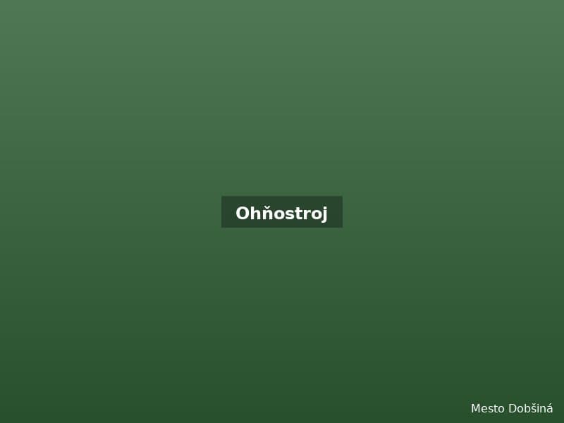 Ohňostroj nad námestím